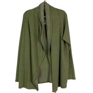 Lucky Brand Women's Open Front Cardigan Green, Large, NWT